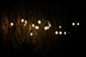 High-tech outdoor lighting solutions for summer evenings
