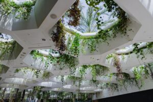 Plafondpanelen met natuurmotieven: een nieuw plafond krijgt kleur